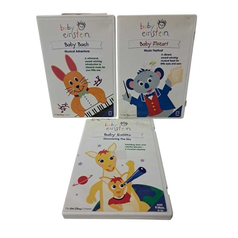 Baby Einstein Lot Of 3 Dvds